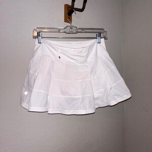 Lululemon Pace Rival Skirt Regular Length in White Size 4